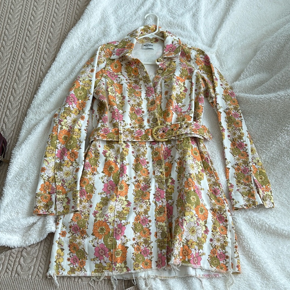 Show Me Your Mumu Durango Dress - Groovy Blooms